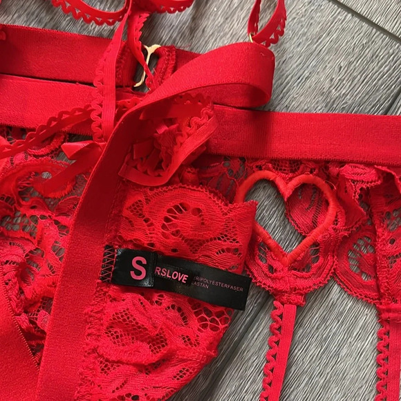 RS Love lingerie red set small - Picture 3 of 3